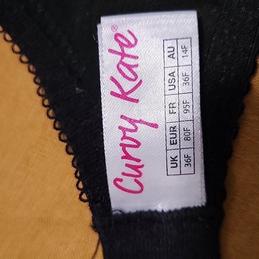 Black sheer plunge bra 36F - Picture 5 of 5